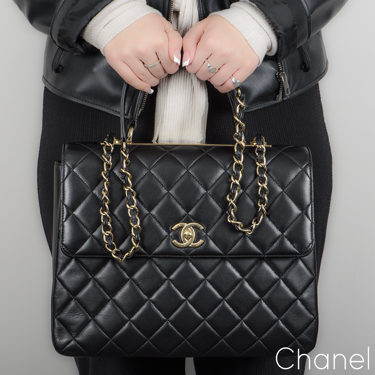 chanel trendy cc so black